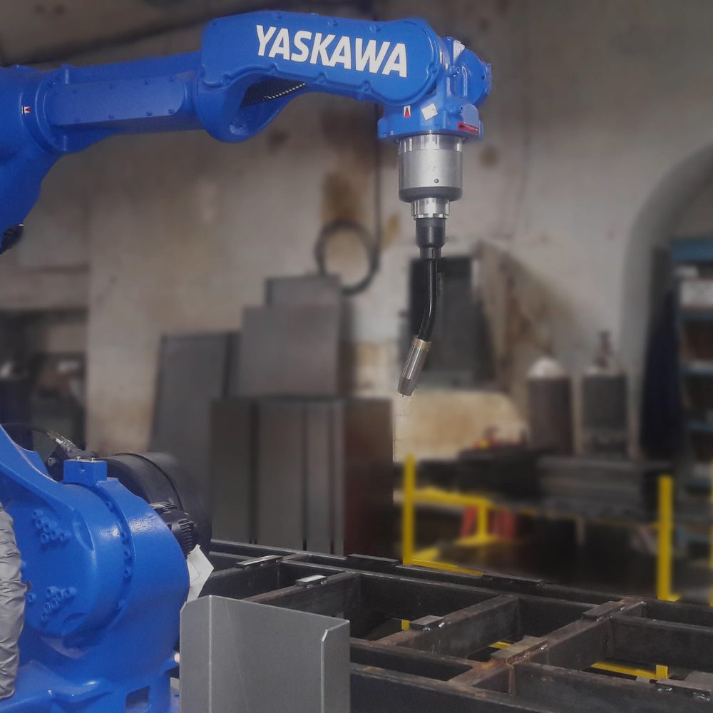 Промышленный робот Yaskawa крупным планом